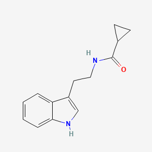 N-[2-(1H-indol-3-yl)ethyl]cyclopropanecarboxamide