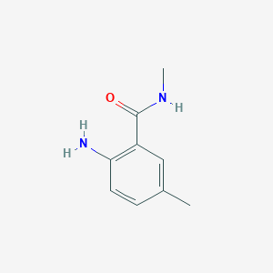 molecular formula C9H12N2O B2853377 2-amino-N,5-dimethylbenzamide CAS No. 34810-84-9
