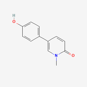 5-(4-Hydroxyphenyl)-1-methylpyridin-2(1H)-one