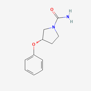 (3S)-3-Phenoxypyrrolidine-1-carboxamide