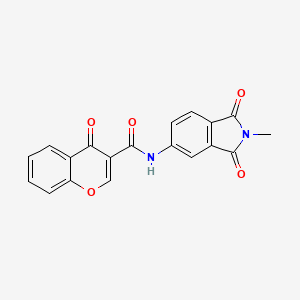 N-(2-methyl-1,3-dioxoisoindolin-5-yl)-4-oxo-4H-chromene-3-carboxamide