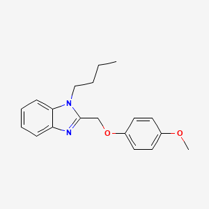 1-butyl-2-[(4-methoxyphenoxy)methyl]-1H-1,3-benzodiazole