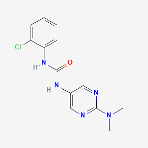 1-(2-Chlorophenyl)-3-[2-(dimethylamino)pyrimidin-5-yl]urea