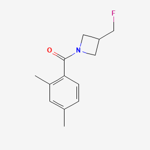 molecular formula C13H16FNO B2853525 (2,4-二甲苯基)(3-(氟甲基)氮杂环丁-1-基)甲酮 CAS No. 2034606-45-4