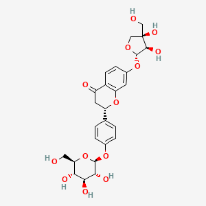 molecular formula C26H30O13 B2853544 甘草素-7-O-D-阿糖基-4'-O-D-葡萄糖苷 CAS No. 199796-12-8