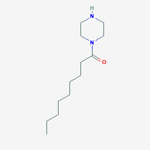 molecular formula C13H26N2O B2853622 1-(哌嗪-1-基)壬烷-1-酮 CAS No. 146536-45-0