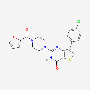 7-(4-chlorophenyl)-2-[4-(2-furoyl)piperazin-1-yl]thieno[3,2-d]pyrimidin-4(3H)-one