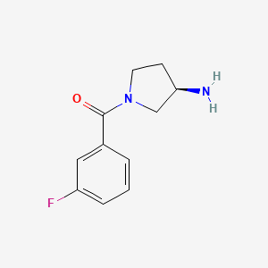 (R)-(3-Aminopyrrolidin-1-yl)(3-fluorophenyl)methanone