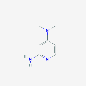 molecular formula C7H11N3 B2853697 4-N,4-N-二甲基吡啶-2,4-二胺 CAS No. 50426-31-8
