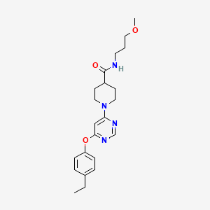 1-[6-(4-ethylphenoxy)pyrimidin-4-yl]-N-(3-methoxypropyl)piperidine-4-carboxamide