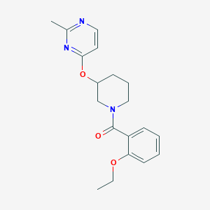 (2-Ethoxyphenyl)(3-((2-methylpyrimidin-4-yl)oxy)piperidin-1-yl)methanone