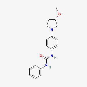 1-(4-(3-Methoxypyrrolidin-1-yl)phenyl)-3-phenylurea