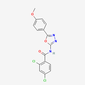 2,4-dichloro-N-(5-(4-methoxyphenyl)-1,3,4-oxadiazol-2-yl)benzamide