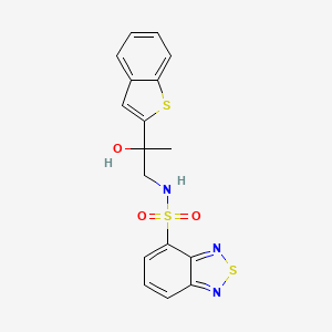 N-(2-(benzo[b]thiophen-2-yl)-2-hydroxypropyl)benzo[c][1,2,5]thiadiazole-4-sulfonamide