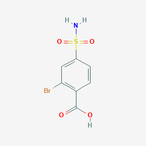 2-Bromo-4-sulfamoylbenzoic acid