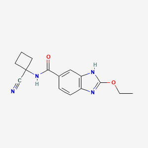 N-(1-cyanocyclobutyl)-2-ethoxy-1H-1,3-benzodiazole-5-carboxamide