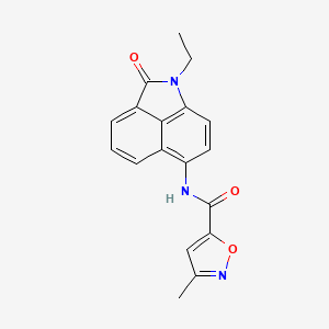 N-(1-ethyl-2-oxo-1,2-dihydrobenzo[cd]indol-6-yl)-3-methylisoxazole-5-carboxamide