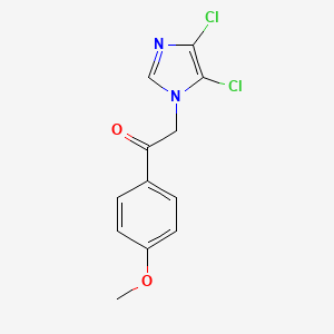 2-(4,5-dichloro-1H-imidazol-1-yl)-1-(4-methoxyphenyl)ethanone