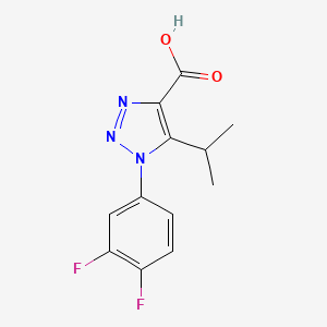 1-(3,4-difluorophenyl)-5-isopropyl-1H-1,2,3-triazole-4-carboxylic acid