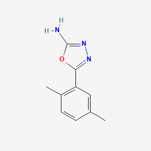 molecular formula C10H11N3O B2853830 5-(2,5-Dimethylphenyl)-1,3,4-oxadiazol-2-amine CAS No. 1016739-03-9
