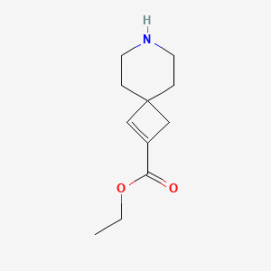 molecular formula C11H17NO2 B2853836 Ethyl 7-azaspiro[3.5]non-2-ene-2-carboxylate CAS No. 2287343-03-5