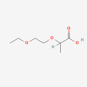 molecular formula C7H14O4 B2853872 2-(2-ethoxyethoxy)propanoic Acid CAS No. 1016779-46-6