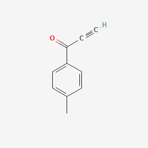 molecular formula C10H8O B2853897 1-(4-甲基苯基)丙-2-炔-1-酮 CAS No. 14377-18-5