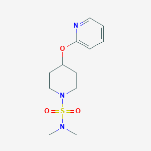 B2853924 N,N-dimethyl-4-(pyridin-2-yloxy)piperidine-1-sulfonamide CAS No. 1448063-76-0