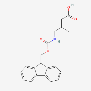 4-([(9H-Fluoren-9-ylmethoxy)carbonyl]amino)-3-methylbutanoic acid
