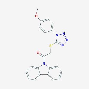 1-(9H-carbazol-9-yl)-2-{[1-(4-methoxyphenyl)-1H-tetrazol-5-yl]sulfanyl}ethanone