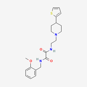 N1-(2-methoxybenzyl)-N2-(2-(4-(thiophen-2-yl)piperidin-1-yl)ethyl)oxalamide
