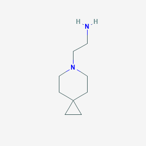 molecular formula C9H18N2 B2853964 2-(6-Azaspiro[2.5]octan-6-yl)ethanamine CAS No. 1436-46-0
