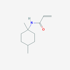 molecular formula C11H19NO B2854004 N-(1,4-Dimethylcyclohexyl)prop-2-enamide CAS No. 1864307-90-3