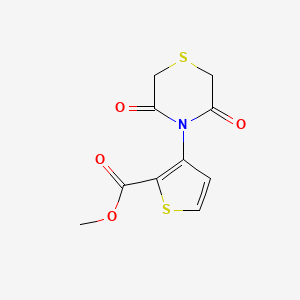 Methyl 3-(3,5-dioxothiomorpholin-4-yl)thiophene-2-carboxylate