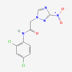 N-(2,4-dichlorophenyl)-2-(3-nitro-1H-1,2,4-triazol-1-yl)acetamide