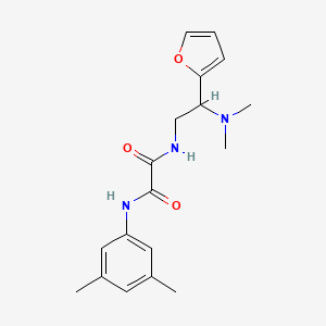 N1-(2-(dimethylamino)-2-(furan-2-yl)ethyl)-N2-(3,5-dimethylphenyl)oxalamide