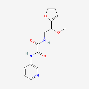 N1-(2-(furan-2-yl)-2-methoxyethyl)-N2-(pyridin-3-yl)oxalamide
