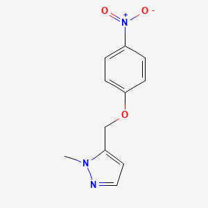 1-methyl-5-[(4-nitrophenoxy)methyl]-1H-pyrazole
