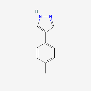 molecular formula C10H10N2 B2854118 4-(4-甲基苯基)-1H-吡唑 CAS No. 111016-46-7