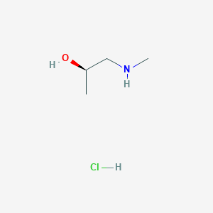 molecular formula C4H12ClNO B2854149 (2R)-1-(methylamino)propan-2-ol hydrochloride CAS No. 131101-46-7; 929533-64-2