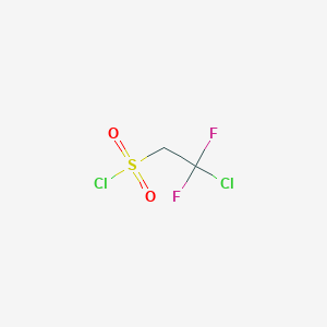 molecular formula C2H2Cl2F2O2S B2854162 2-Chloro-2,2-difluoroethanesulfonyl chloride CAS No. 190380-34-8