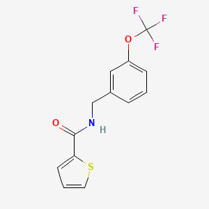 2-Thienyl-N-((3-(trifluoromethoxy)phenyl)methyl)formamide