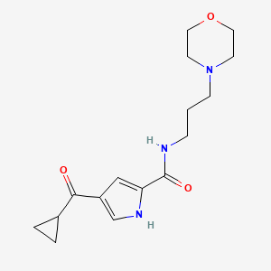 4-(cyclopropylcarbonyl)-N-(3-morpholinopropyl)-1H-pyrrole-2-carboxamide