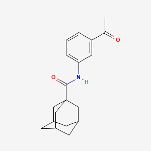 molecular formula C19H23NO2 B2854235 N-(3-acetylphenyl)adamantane-1-carboxamide CAS No. 307524-60-3