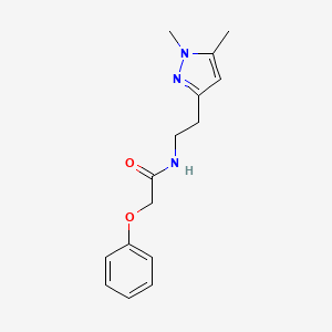 N-(2-(1,5-dimethyl-1H-pyrazol-3-yl)ethyl)-2-phenoxyacetamide