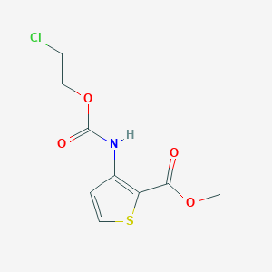 Methyl 3-{[(2-chloroethoxy)carbonyl]amino}thiophene-2-carboxylate