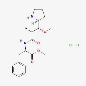 (S)-methyl 2-((2R,3R)-3-methoxy-2-methyl-3-((S)-pyrrolidin-2-yl)propanamido)-3-phenylpropanoate hydrochloride