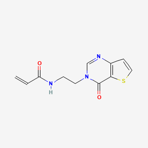 N-[2-(4-Oxothieno[3,2-d]pyrimidin-3-yl)ethyl]prop-2-enamide