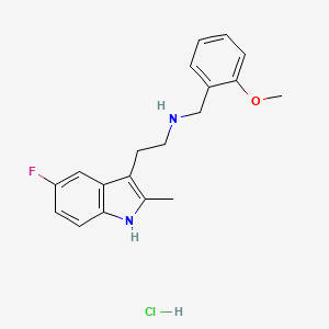 2-(5-fluoro-2-methyl-1H-indol-3-yl)-N-(2-methoxybenzyl)ethanamine hydrochloride