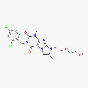3-(2,4-dichlorobenzyl)-8-(2-(2-hydroxyethoxy)ethyl)-1,7-dimethyl-1H-imidazo[2,1-f]purine-2,4(3H,8H)-dione